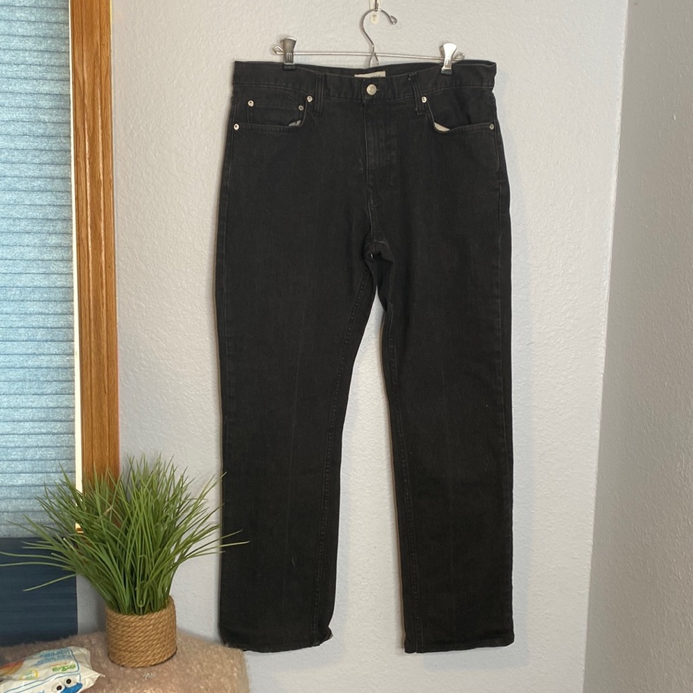 Five Four black mens relaxed denim jeans size 34